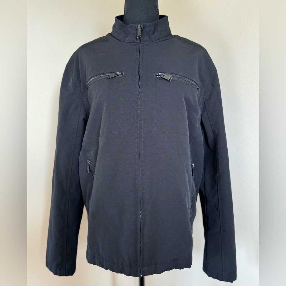 Men’s Express Black Coat Jacket Size Large